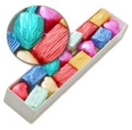 Yaldızlı 500 Gr Çikolata